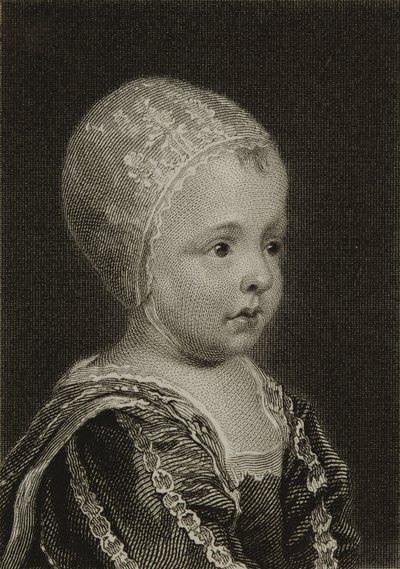 James II as a Child by English School